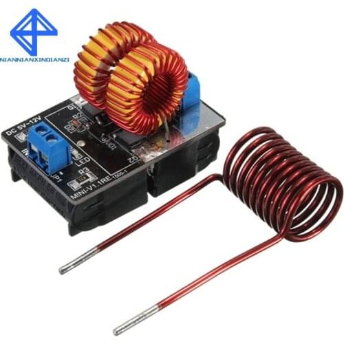 5-12V ZVS Low Voltage Induction Heating Power Supply Module induction heating power supply with Coil