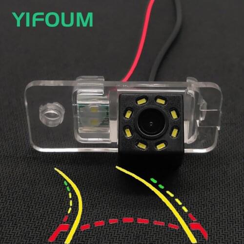 YIFOUM Dynamic Trajectory Tracks Car Rear View Camera For Audi A3 S3 8P/A4 B5 S4 B6 B7 8E 8H/A6 C6 S6 RS6/Q7 SQ7 4L/S5 A6L A8