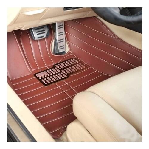 AA Auto Floor Mats For Skoda Octavia Superb Rapid Fabia Yeti Car Floor Mats Waterproof Leather Car Mats Carpets