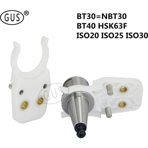 10PCS BT30 NBT30 BT40 HSK63F ISO20 ISO25 ISO30 tool holder clamp iron+ABS flame proof rubber,BT ISO HSK Automatic Cutter Holder