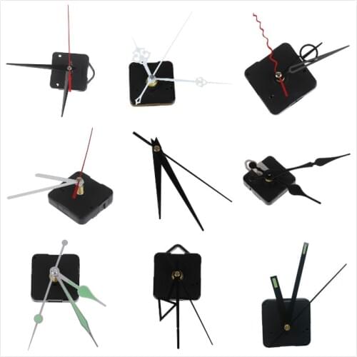 DIY Clock Hollow Heart Metal Texture Creative Wall Clock Retro Wall Clock Movement Accessories Black Hands Repair Kit