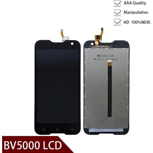 For 100% Original Blackview BV5000 LCD Display+Touch Screen Digitizer Assembly Replacement +Tools 1280X720 5.0 inch in stock