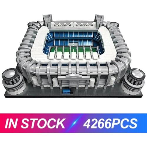MOULD KING 22026 Streetview Building Blocks The Bernabue Football Field Model Assembly Bricks Toys Kids Christmas Birthday Gifts