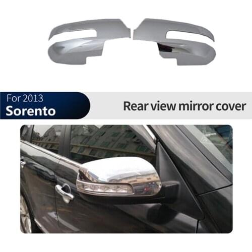 ABS Chromed Rearview mirror cover Trim/Rearview mirror Decoration Fit For Kia Sorento 2009 2010 2011 2012 2013 2014