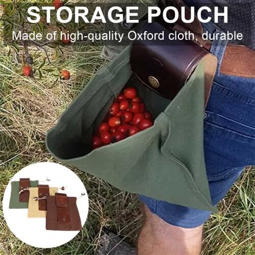 Camping Outdoor Foraging Bag Storage Bag Multifunctional Outdoor Tool Pouch Fruit Picking Bag Waist Hanging Tool Bag