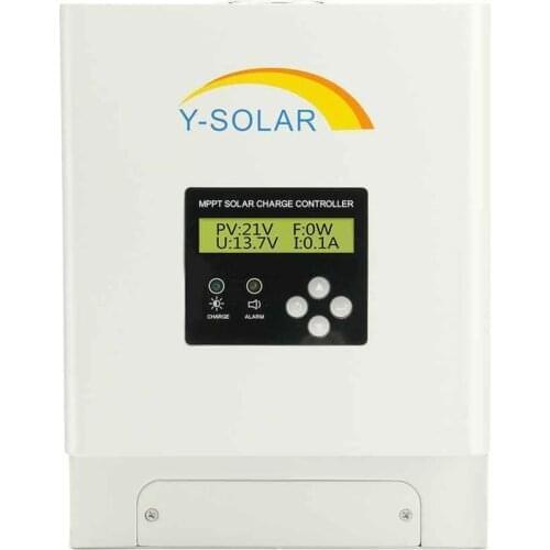 60A MPPT Smart Charge Controller 48V/36V/24V/12V MPPT Solar Charge Controller Solar Panel Battery Regulator Dual Fan Cooling
