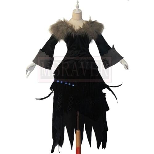 Final Fantasy XIV FF14 Yshtola Cosplay Costume Ya Shutora Ruru Cos Costume Halloween Party Custom Made Any Size