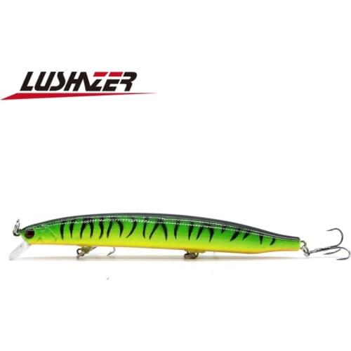 LUSHAZER Minnow fishing lure 19g 140mm hard bait carp fishing isca artificial bait boat cheap lures China fish supplies baits