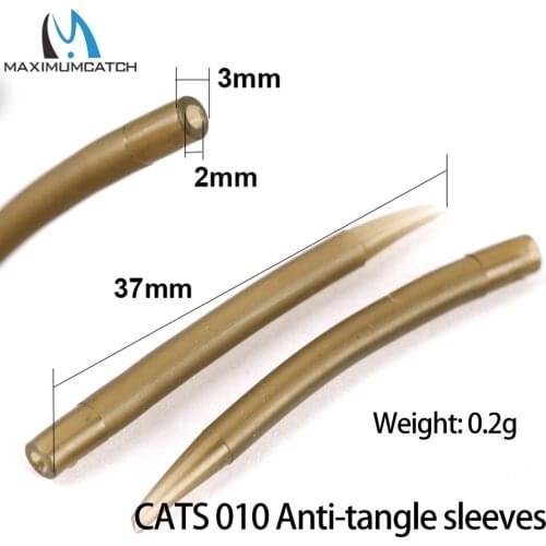 Maximumcatch 25pcs Fishing Hook Sleeve Soft Anti Tangle Positioner Terminal Tackle Carp Fishing Accessories