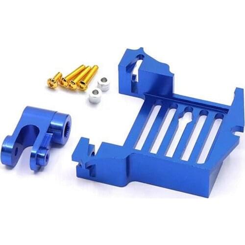 Metal Steering Gear Bracket Servo Base w/ Steering Arm for X-Maxx RC Car Modification Upgrade Accessories