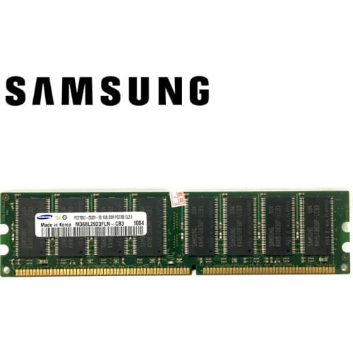 Samsung 1G 1GB DDR PC 2700 3200 u DDR 1 333MHZ 400MHZ 333 400 MHZ Desktop PC Memory Memoria Module Computer Desktop DDR1 RAM