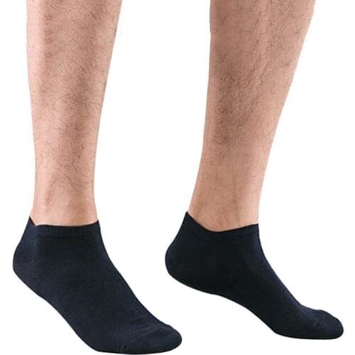 10pcs=5 Pairs Men Socks Short Opening Mens Socks Pure Color Casual Men 5 Color Casual Durable Men Vintage Fashion Shaping Sock