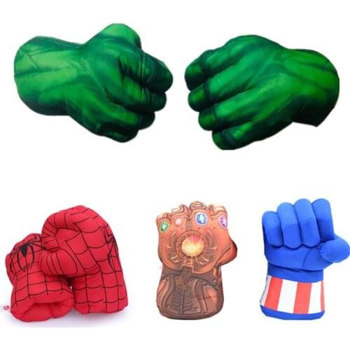 2021 New Kids Hero Gloves Cosplay Costumes Child Halloween /Christmas Fist Props Party Childrens Day Gift