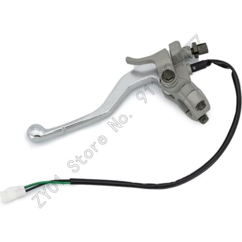 Motorcycle Clutch universal left brake lever with clutch switch cable for Bosuer F-15 Yamaha
