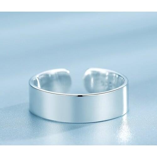 Punk Vintage Smooth Round Rings For Women Charming Ring Bohemian Wedding Fashion Jewelry Party Gifts 2020