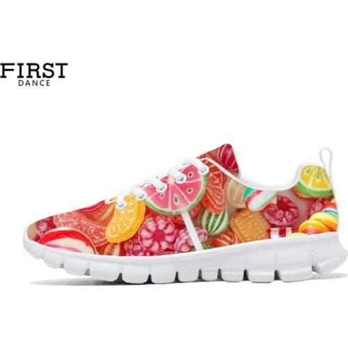 Spring 3D Printing Low Top Women Sport Shoes Mesh Breathable Girls Jogging Sneaker Lightweight Floral Custom Walking Footwear