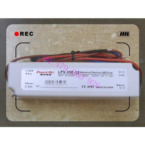 [ZOB] RONGLAN waterproof switching power supply 12V3A LPV-35E-12 35W --5pcs/lot