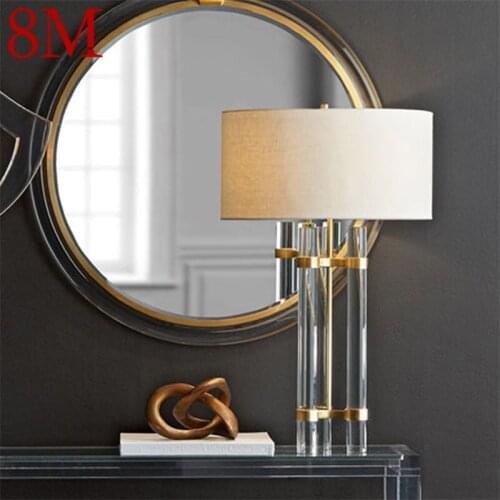 8M Crystal Table Light Contemporary LED Luxury Creative Desk Lamp Decorative for Home Dinning Room