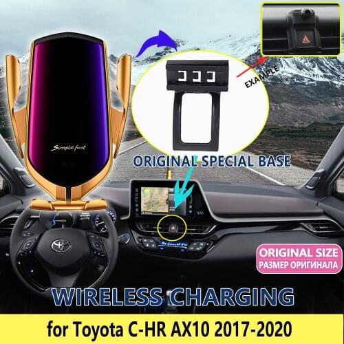 Car Mobile Phone Holder for Toyota C-HR CHR C HR AX10 2017 2018 2019 2020 Bracket Rotatable Support Accessories for iphone LG