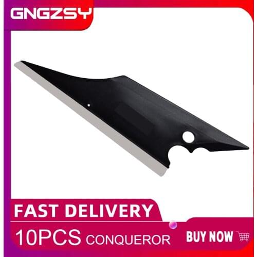 CNGZSY 10pcs Conqueror Rubber Squeegee Advertising Printing Pasting Scraper Vinyl Wrapping Post Wallpaper Cleaning Wiper 10A26