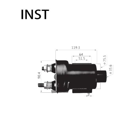 ELECTROMAGNETIC SWTICH SOLENOID FOR 24V 9KW 1115526 1119804 1119832 1119848 1119849 1851Y 1P9181 4M1812 4R7057 7T8858