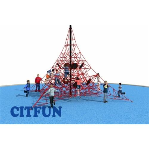 Hot sale Climbing Rope Net Combination Rope In Playground ,Outdoor Playground Net Structure OP16-235A