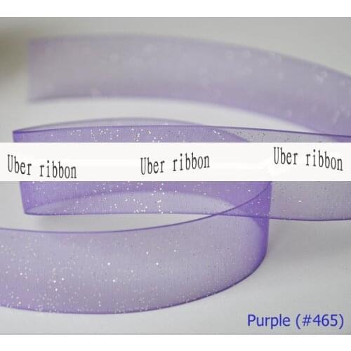 [IuBuFiGo] 1-1/2" (38mm) Silver Glitter Ribbon Organza Print Headwear Sheer Sparkle Ribbon Bow 100 yard/lot Free shipping