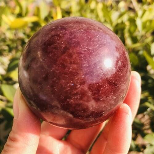 Beautiful Natural Strawberry Quartz Crystal Ball mineral crystals quartz crystal ball