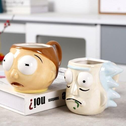 Creative Three-dimensional Cartoon Kid Mug Ceramic Mug Coffee Milk Large Capacity Mug Heat Resistant