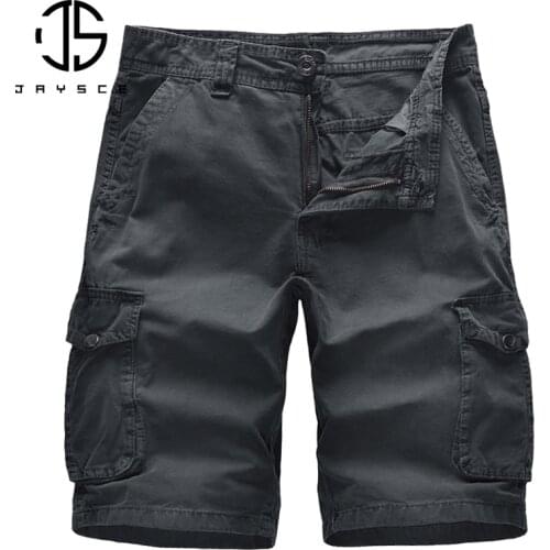JAYSCE New Mens Fashion Shorts Cotton Casual Summer Work Combat Pants Classic Short Oversized Cargo Pants