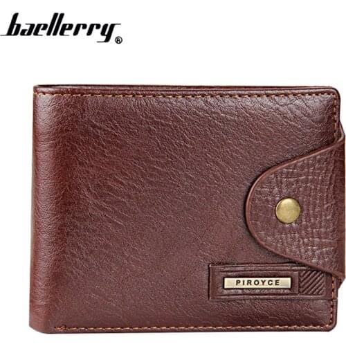 2021 New Brand High Quality Short Mens Wallet With Coin Pocket Qualitty Guarantee Leather Purse For Male Restor Card Holder