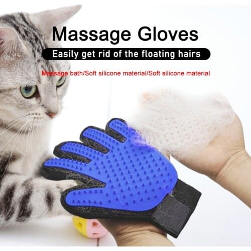 Pet Grooming Gloves for Cats Dogs Pet Brush Glove for Cat Dog Hair Remover Brush Dog Deshedding Cleaning Combs Massage Gloves