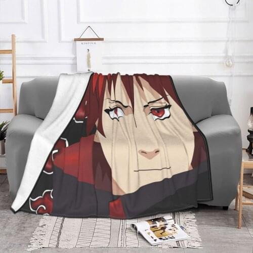 Shippuden Akatsuki Blankets Polar Blankets Bedspread On The Sofa Supernatural Decorative Bed Blankets Beach Towel Rug Comforter