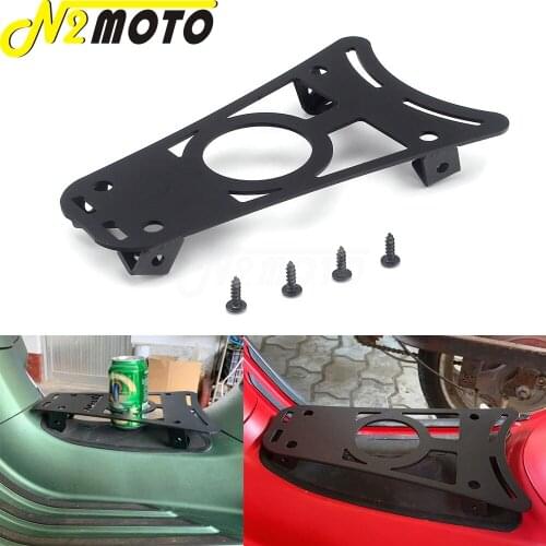 Motorcycle Aluminum Black Foot Pedal Support Luggage Rack Bracket Holder For VESPA Sprint Primavera 150 125 2017 2018 2019