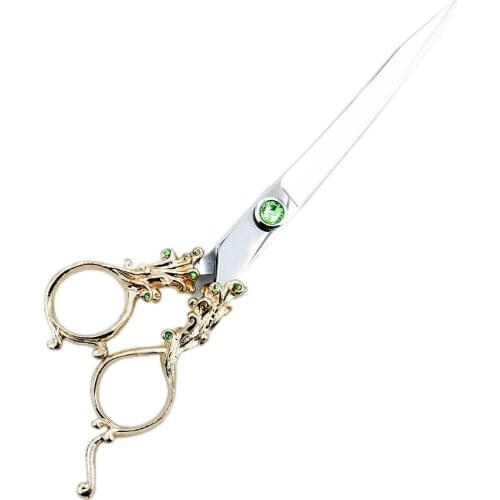 8 Inch Europe Type Japanese Stainless Steel Professional Pet Hair Grooming Cutting Scissors