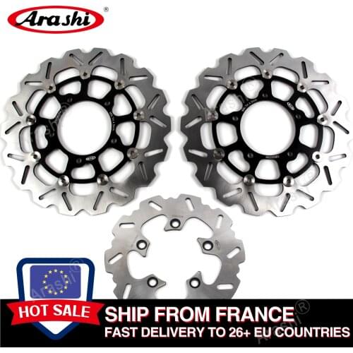 Arashi GSXR600 GSX750R GSXR 1000 CNC Front Rear Brake Disc Rotors For SUZUKI GSX-R 600 750 2006 2007 / GSXR1000 2005-2008