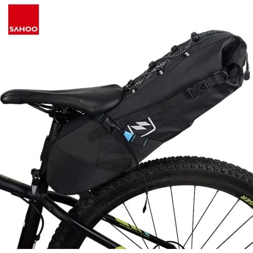 Sahoo 131372-A-SA 7L Full Waterproof Dry Bag Cycling Bicycle Bike Saddle Bag Seat Tail Rear Pack Storage Pouch Carrier Mountain