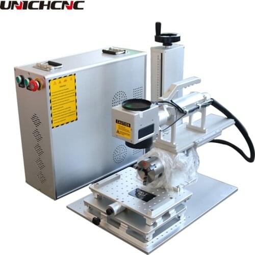 Convenient Fiber laser marking engraving machine for jewelry plastic paper marking manufactures