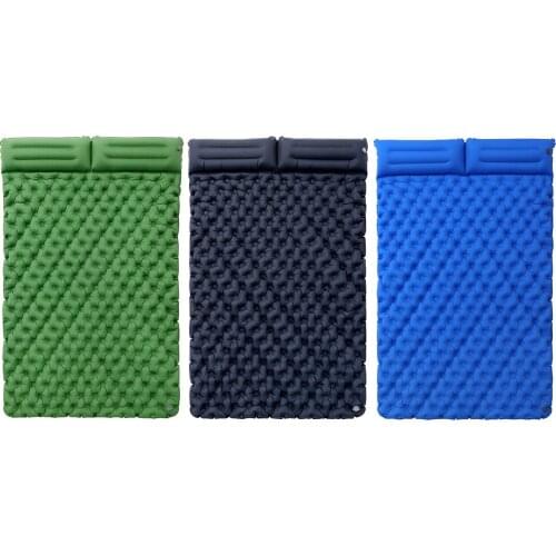 Waterproof Sleep Inflatable Mattress Outdoor Double Air Cushion Storage Bag Camping Folding Bed Ultralight Travel Hiking Mat