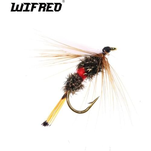 Wifreo 6/10PCS #10 Royal Coachman Dry Fly for Rainbow Brown Brook Trout Flies Classic Fly Fishing Flies Bait Lures