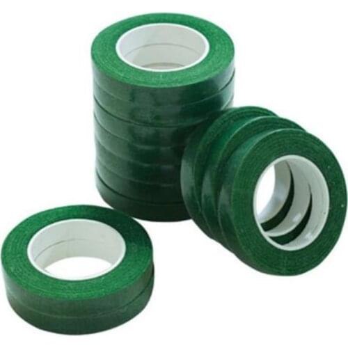 1Roll 30M Green Paper Tape for Rose Buquet Floral Self-adhesive Tape for Garland Wreaths DIY Craft Artificial Silk Flower