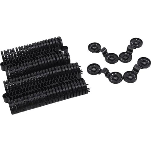 10/30/50PC Holder Fasten Hang Expand Shade Cloth Greenhouses Shade Net Clips New Black