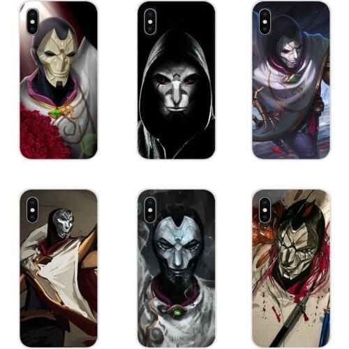 Jhin LOL League of Legends Accessories Phone Shell Covers For Xiaomi Redmi 4A S2 Note 3 3S 4 4X 5 Plus 6 7 6A Pro Pocophone F1