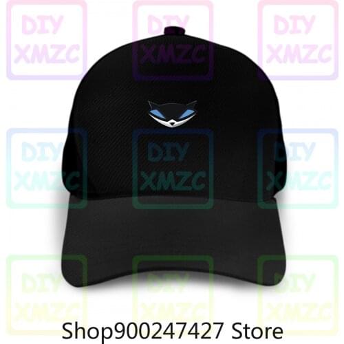 Sly Cooper Sly Baseball Cap Raccoon Logo Thief Cool Video Game Hats