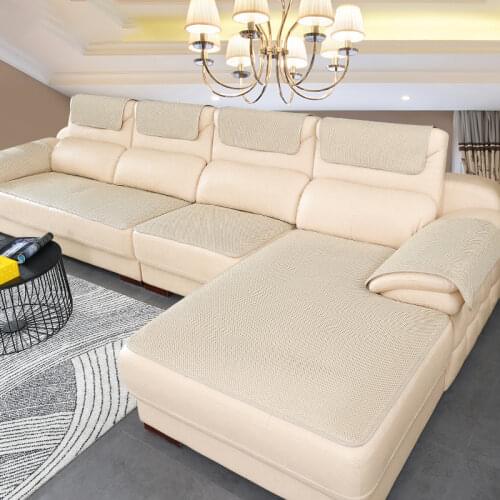 L Shape Sofa Cover Universal Non Slip Sofa Covers for Living Room Gray Beige Seat Couch Covers Nordic Sofa Towels Protector