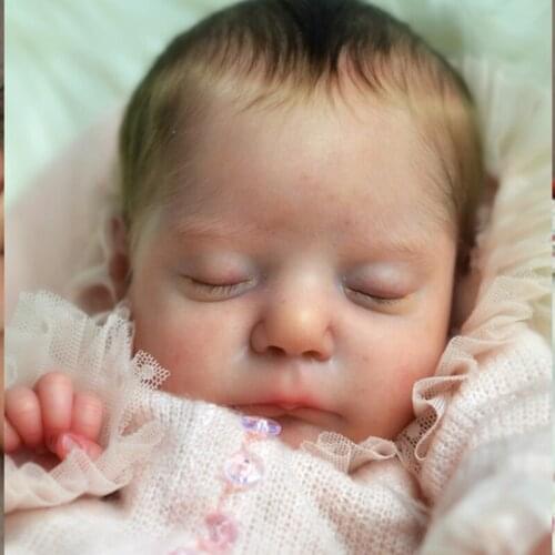 NPK 17inch Reborn Doll kit Nevaeh Limited edition soft touch fresh color kit with COA