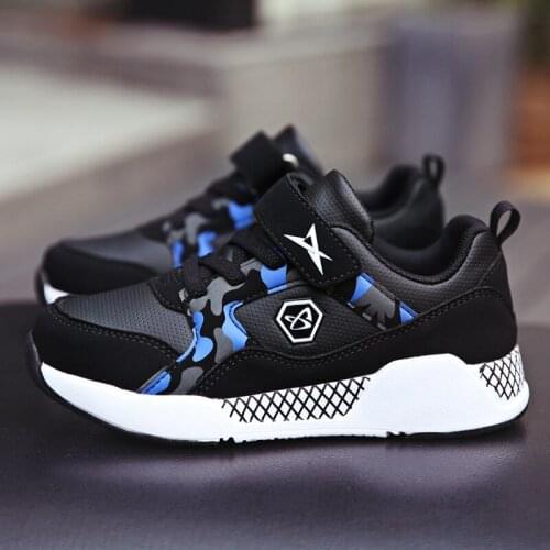 Autumn winter boys pu Leather surface fashion children shoes waterproof Anti-slippery Wear-resistant sport Casual kids shoes