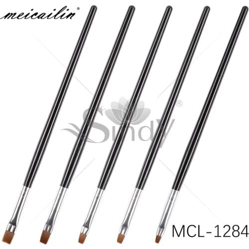 5pcs Professional Nail Art Brush Set UV Gel Polish Designs Line Painting Drawing Pen For Manicure Brush Tips Tools