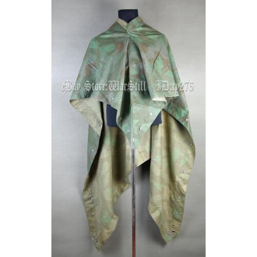 WW2 GERMAN ARMY ELITE SPLINTER CAMO REVERSIBLE TENT ZELTBAHN