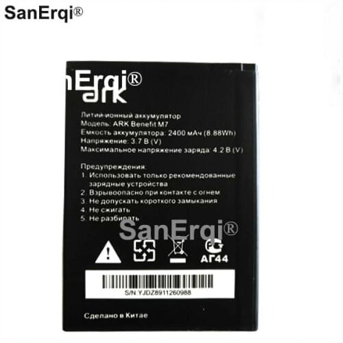 2018NEW Mobile phone for ARK Benefit M7 battery 2400mah With Tracking information